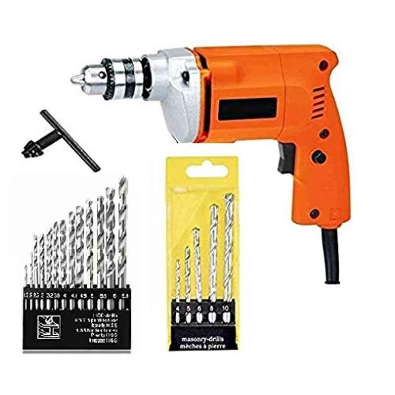 UMG 350W 10mm Drill Machine with Bit Tool Kit 13HSS and 5 Masonry Bits