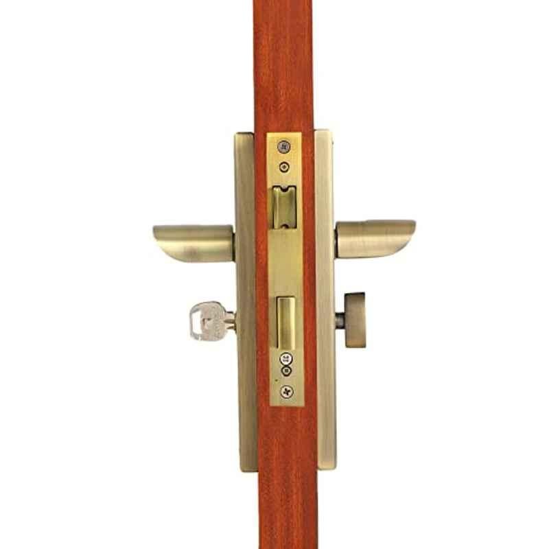 Voltizi 70mm â€ŽZinc â€ŽAntique Finish Mortise Door Lock Set for Main Door, CRZ020