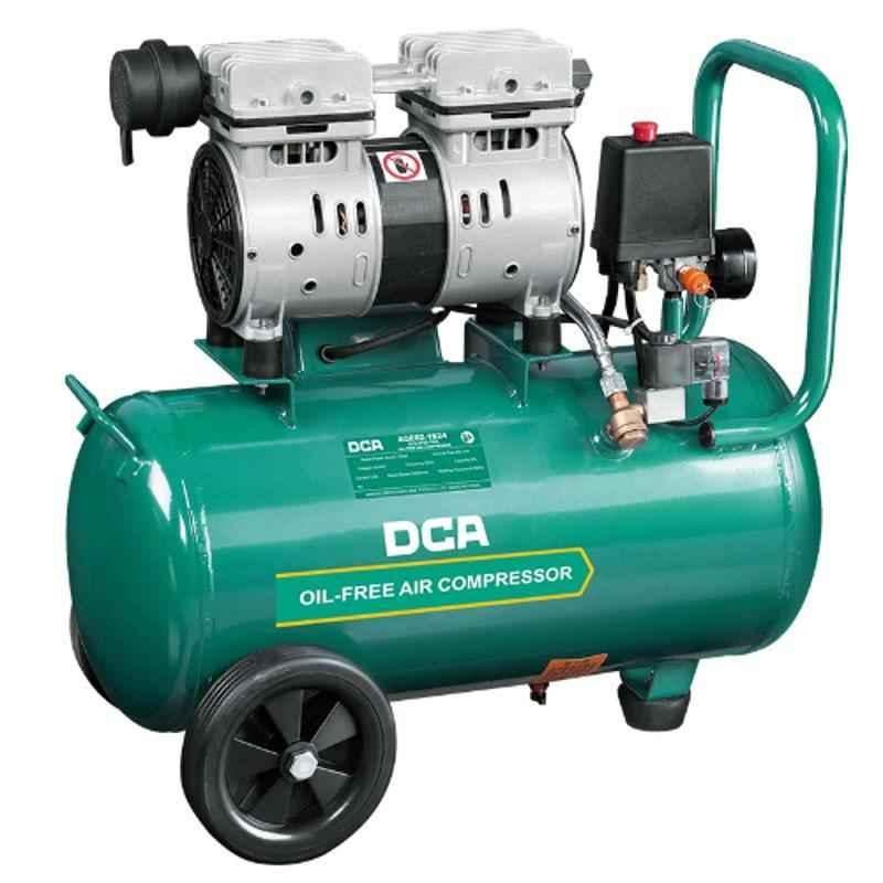 DCA AQE02-1824 24L 750W Oil-Free Air Compressor