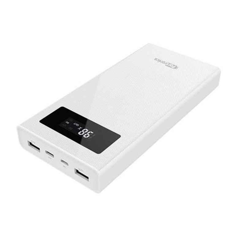 Portronics Jumbo 20000mAh White Power Bank, POR 783
