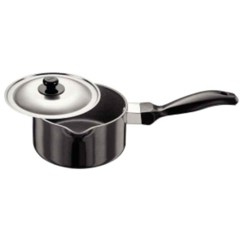 Hawkins Futura 1L 14cm Non Stick Ezee Pour Saucepan with Lid, NS 10S
