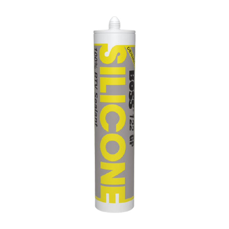Boss 260ml White RTV Acetoxy Silicone Sealant, 122-GP