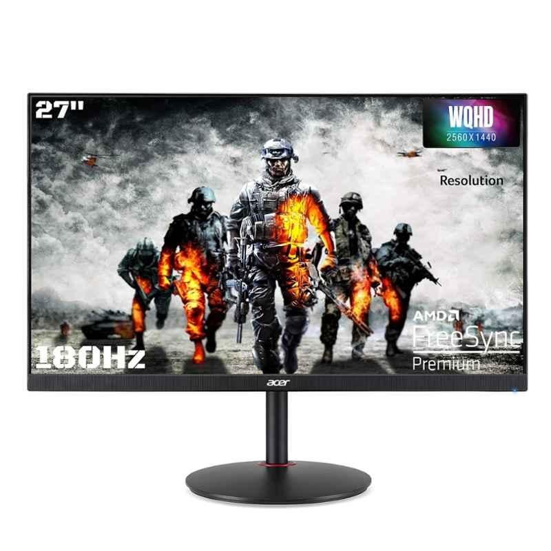 Acer Nitro XV272U V3 27 inch 2560x1440p IPS WQHD Gaming LCD Monitor with 180Hz Refresh Rate, â€ŽUM.HX2SI.301