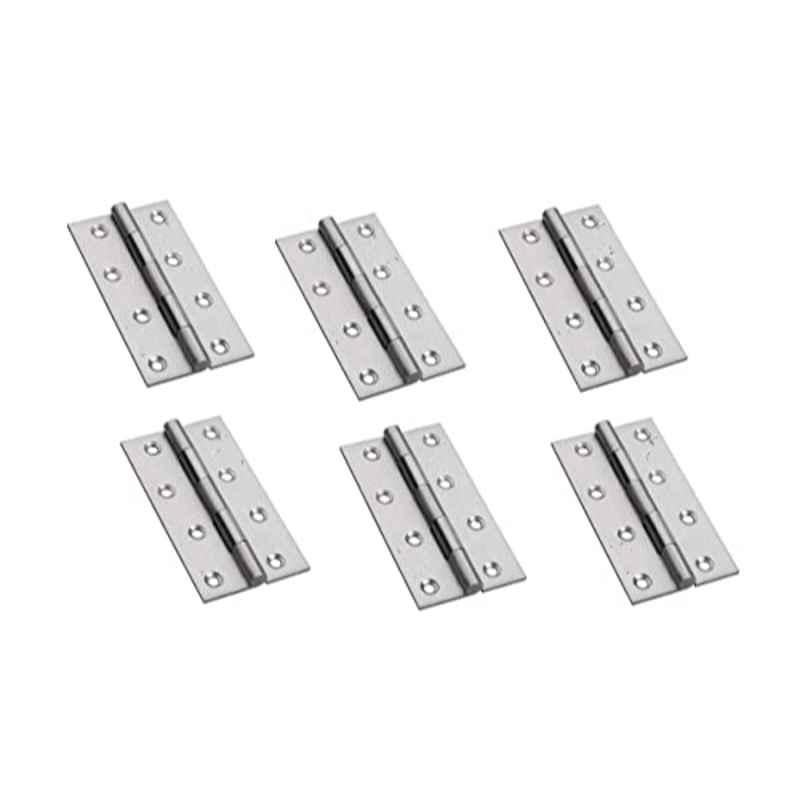 Jovial Lacier 5 inch 14G Stainless Steel Satin Matt Finish Door & Window Butt Hinges (Pack of 6)