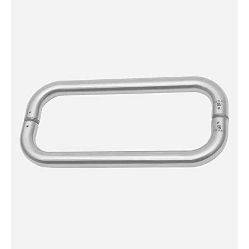 Voltizi 8 inch â€ŽStainless Steel Matt Satin Finish D Type Round Pull Push Door Handle