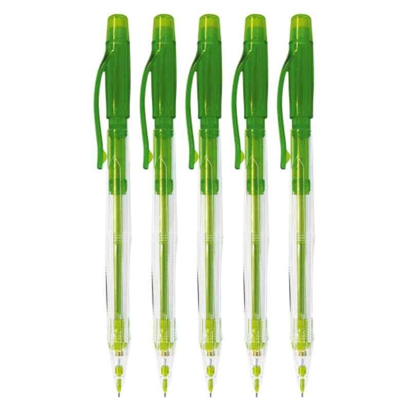 PENAC M002 0.5mm Lime Green Mechanical Pencil, SA1303-31PO5 (Pack of 5)