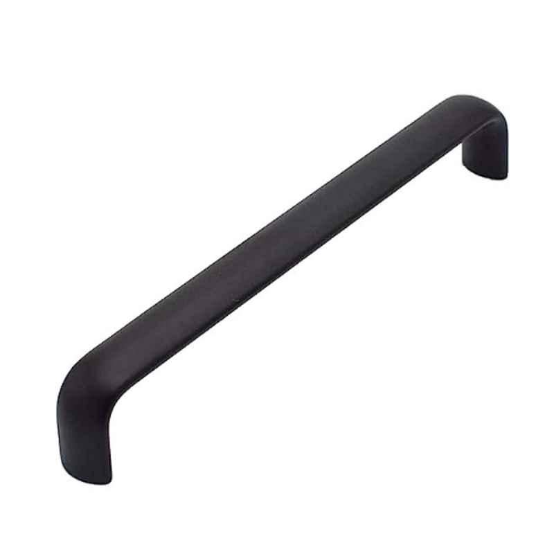 RAB 8 inch Stainless Steel Matt Black Oval Drawer Pull Handle (Pack of 4)