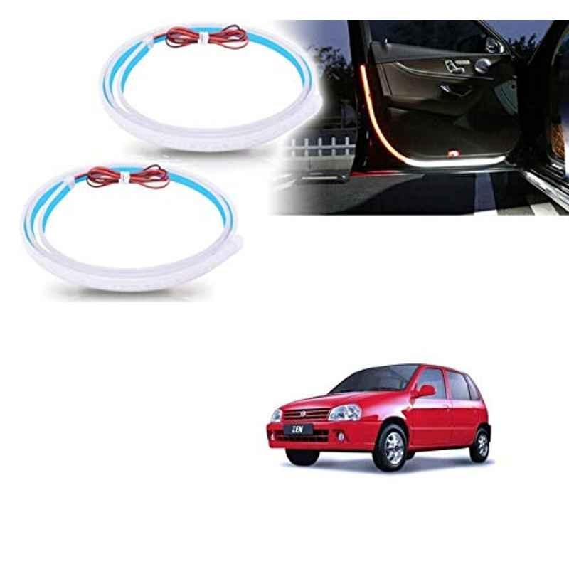 Kozdiko 2 Pcs 120cm Car Door Opening Warning LED Strips Safety Light Set for Maruti Suzuki Zen