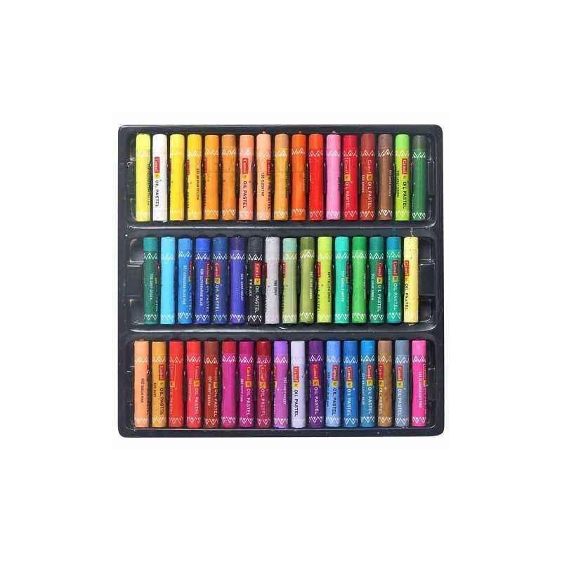 Camlin 50 Shade Oil Pastel, 4329536 (Pack of 10)