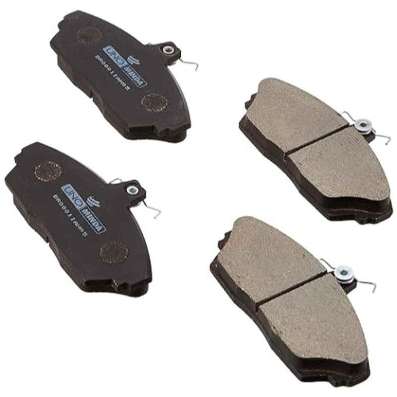 Uno Minda BR-0001 4 Pcs Carbon Steel Front Brake Pad Set for Tata Sumo, Mahindra Bolero & Mahindra Armada
