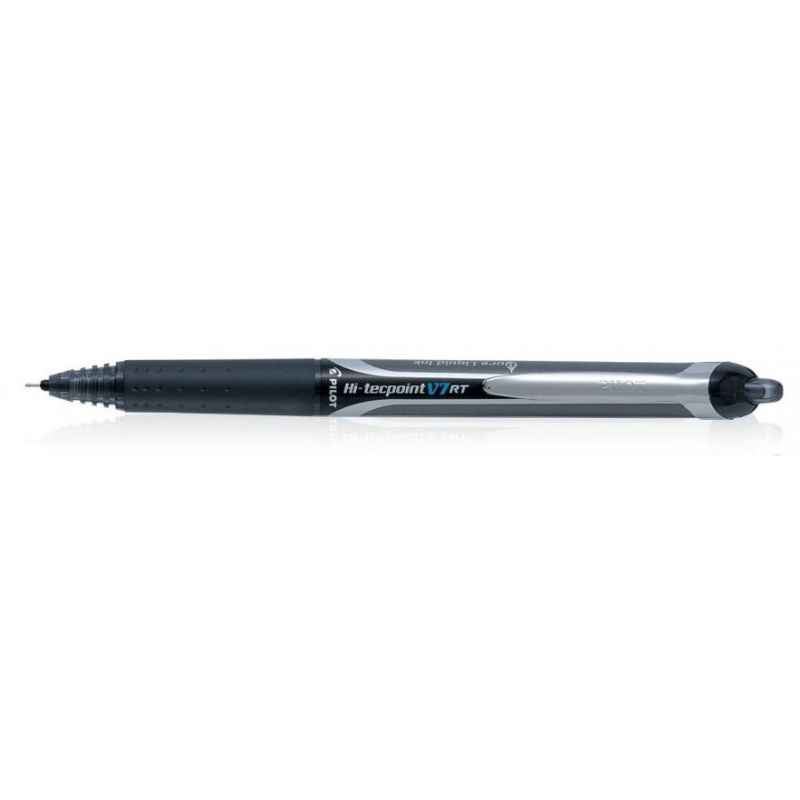 Pilot Hi Techpoint V7 RT Black Pen, 9000019597 (Pack of 12)