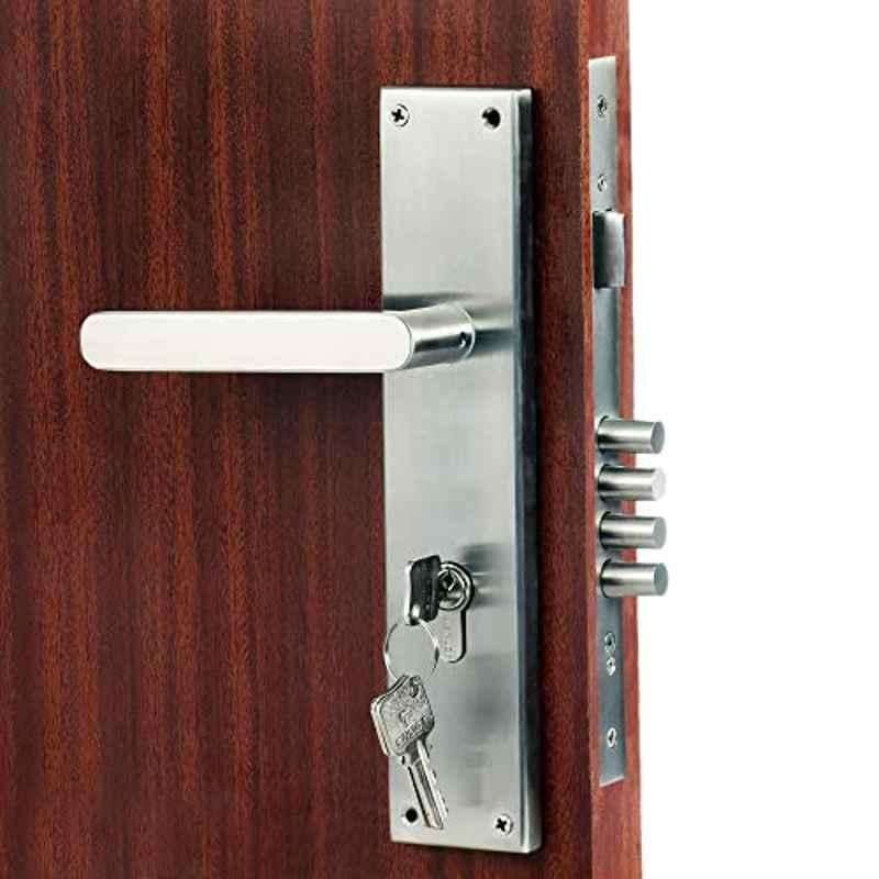 Voltizi 10 inch â€ŽStainless Steel â€ŽMatt Finish Mortise Main & Bedroom Lock Set, â€ŽMG304