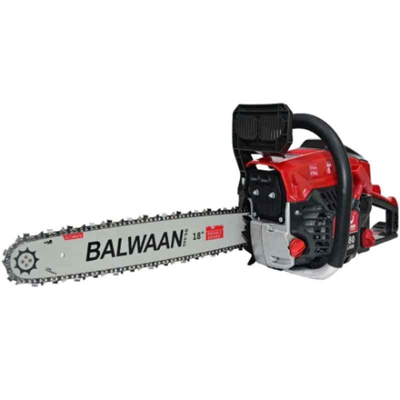 Balwaan BS-680 Ultimate 3kW 68cc 18 inch Petrol Engine Operated Chain Saw with 550ml Engine Capacity, MTAK-EN-CH-5528