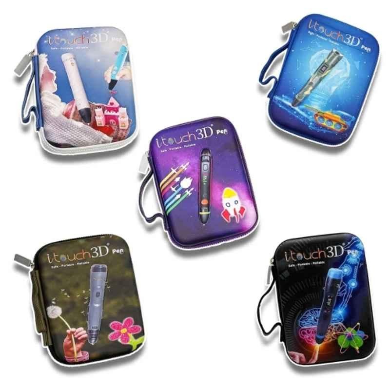 WOL3D 3D PU Leather Pen Pouch with Soft & Smooth Lining for 3D Pens