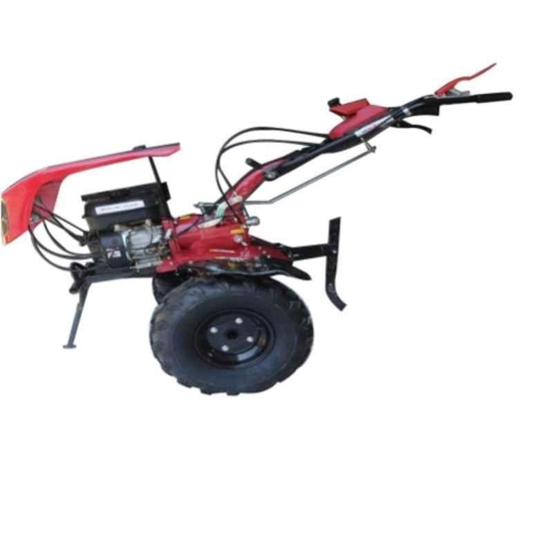 Kisan Tools 7HP Premium Petrol Headlight Big Gearbox Engine Power Weeder with Manual Start, EKT-170F