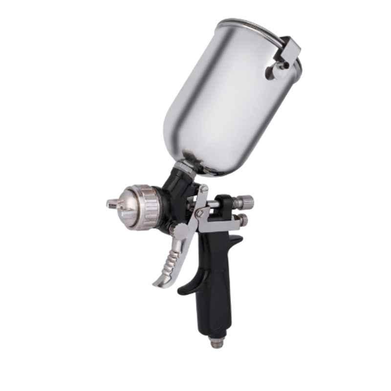 Black Cobra 1.4mm 1 Pint 500ml Aluminium & Brass Silver Air Spray Gun