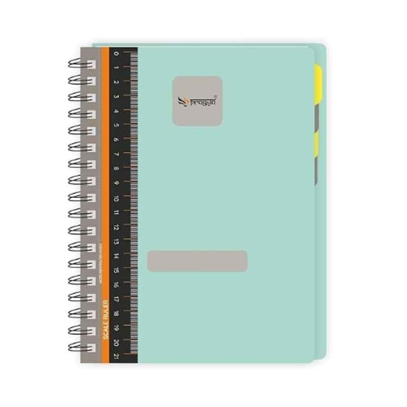 Pragya Elite 300 Pages 17.6x25cm B5 Assorted 5 Subject Notebook with Polypropylene Cover, PP160-02 (Pack of 2)