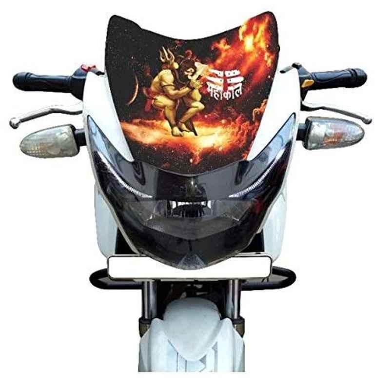 Just Rider Sv-510 Bhole Face Graphic Sticker for Visor Bike