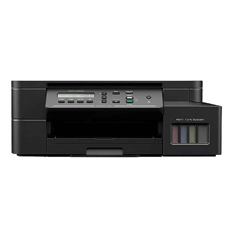 Brother DCP-T520W All-in-One Color Ink Tank Printer, Wi-Fi, Mobile Printing for Home Users, LCD Display, 30ppm Mono & 12ppm Colour, Black