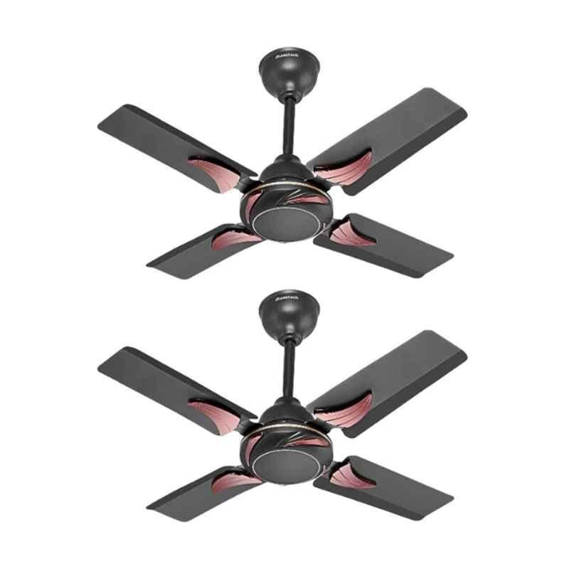 Maxotech Polo 50W Smock Brown 4 Blade Ultra High Speed Ceiling Fan, Sweep: 600 mm (Pack of 2)