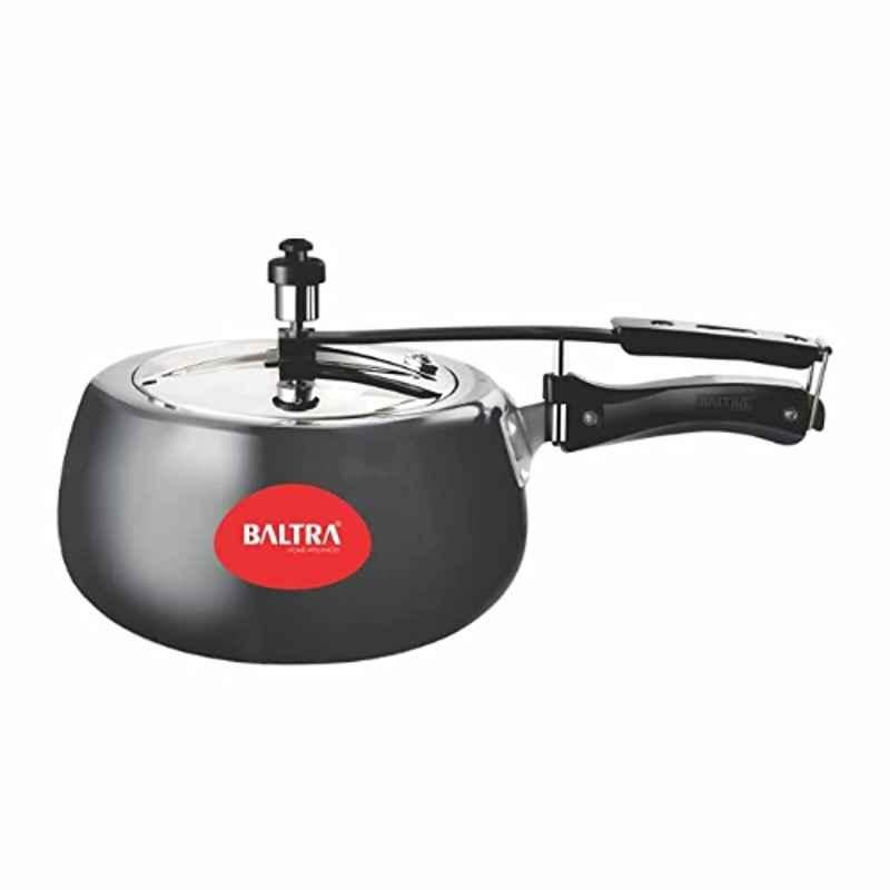 Baltra Orion 3L Aluminium Black Hard Anodised Pressure Cooker, BHA-129