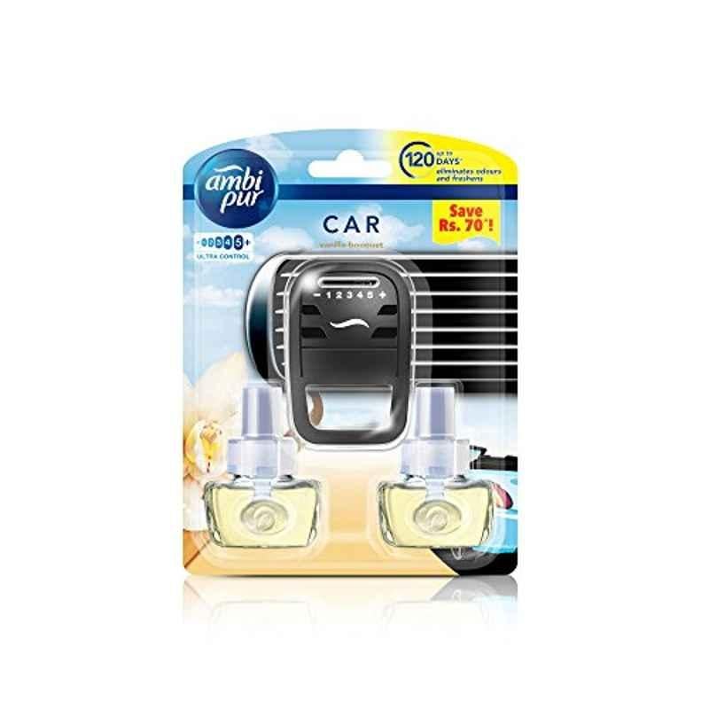 Ambipur 7ml Vanila Car Air Freshener with 2 Refills