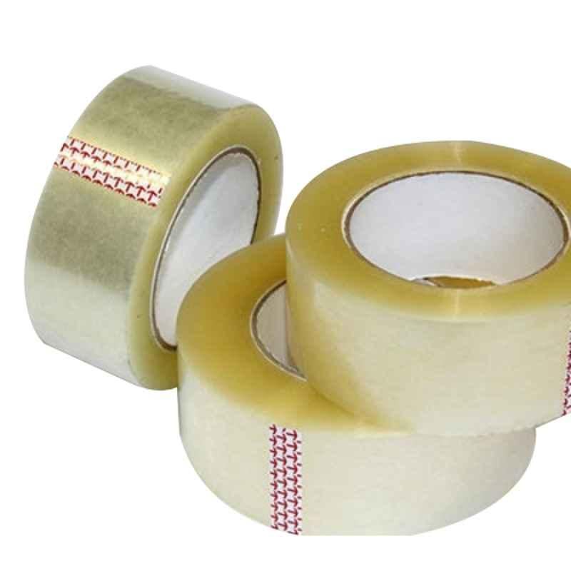 Veeshna Polypack 300m 2 inch Transparent Tape, W58 (Pack of 3)