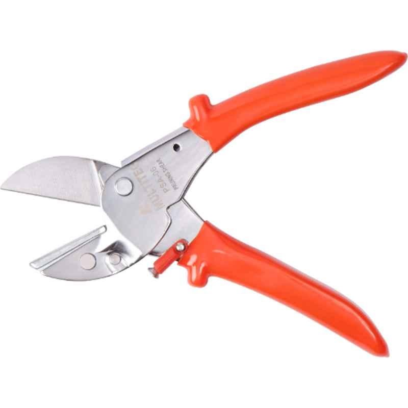 Multitec 216mm Stainless Steel Red Bend Type Anvil Pruning Shears, PSA-06
