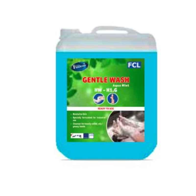 FCL Finocon 5L Aqua Mint Gentle Hand Wash, HW-H1.G (Pack of 2)