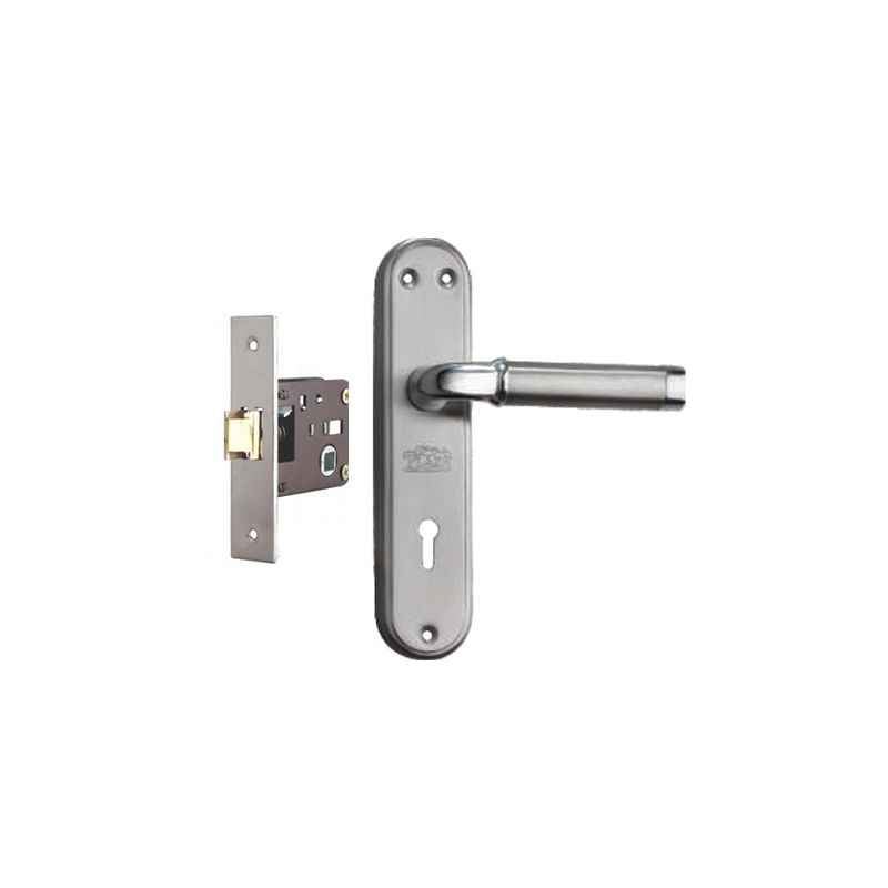 Plaza Polo Stainless Steel Finish Handle with 200mm Baby Latch Keyless Lock