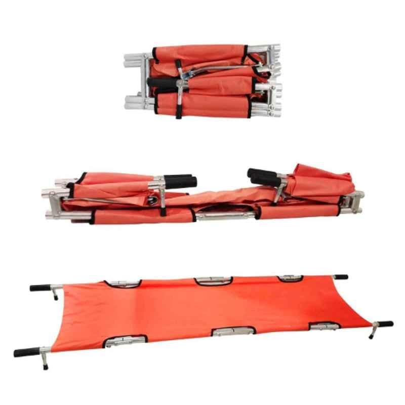 Wellsure Healthcare 150kg Aluminium Four Fold Stretcher, WSH-1449