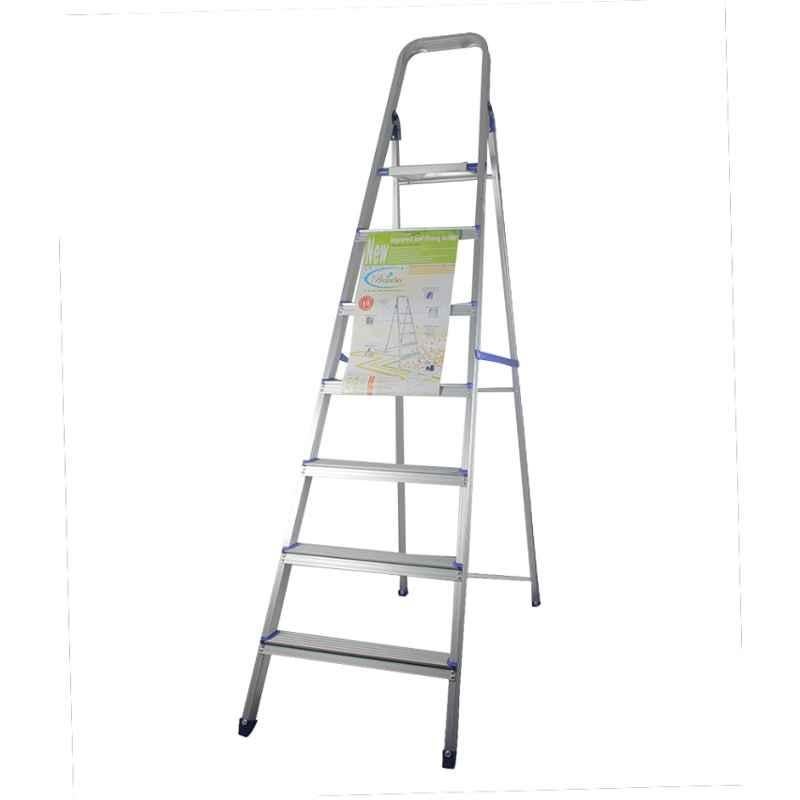 Brancley BSL-8 Premium 8 Steps Aluminium Ladder, Load Capacity: 150 kg