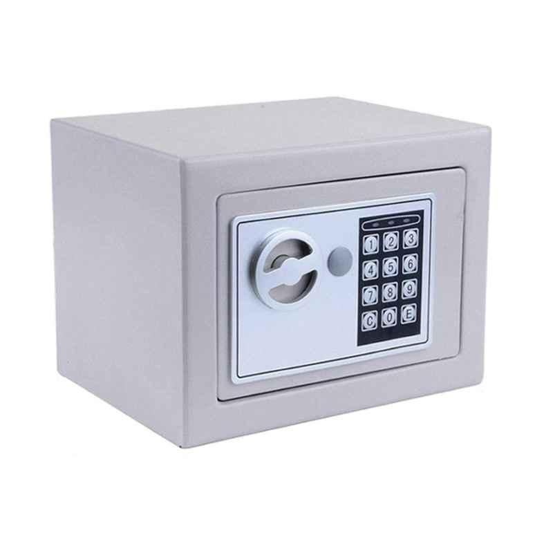 Gobbler GS170A 8 Litre Alloy Steel Asher Grey Digital Electronic Safe Locker for Home & Office